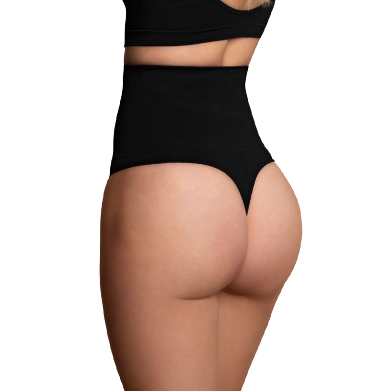 BYE-BRA - NAHTLOSER GÜRTEL STIL TANGA BEIGE GRÖSSE XXL