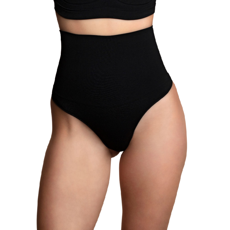 BYE-BRA - NAHTLOSER GÜRTEL STIL TANGA BEIGE GRÖSSE XXL