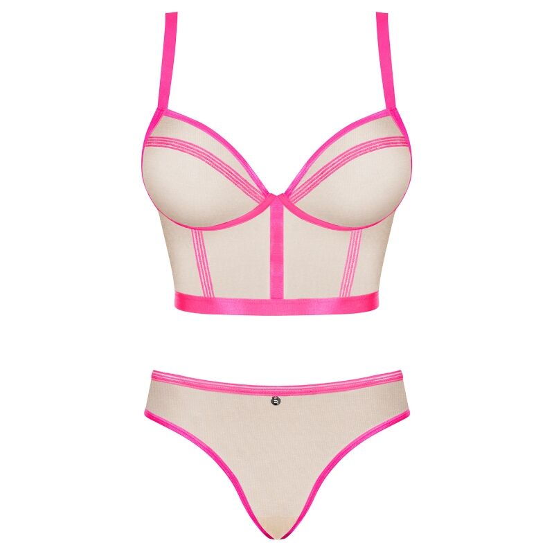 OBSESSIVE - NUDELIA SET ZWEITEILIG ROSA S/M