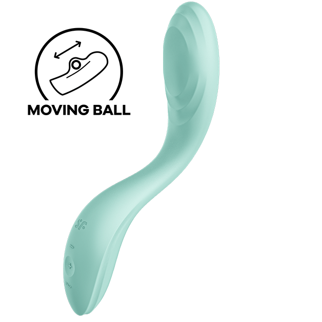 SATISFYER - RRROLLING PLEASURE GSPOT VIBRATOR WEISS