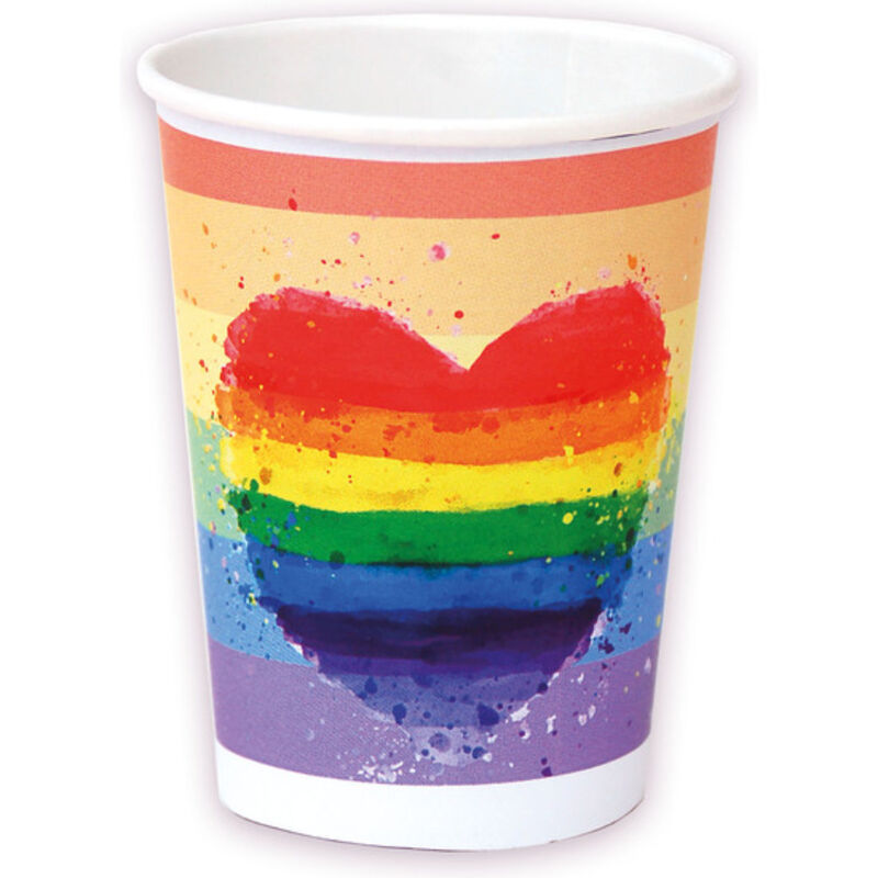PRIDE - SET 8 LGBT-FLAGGENBECHER