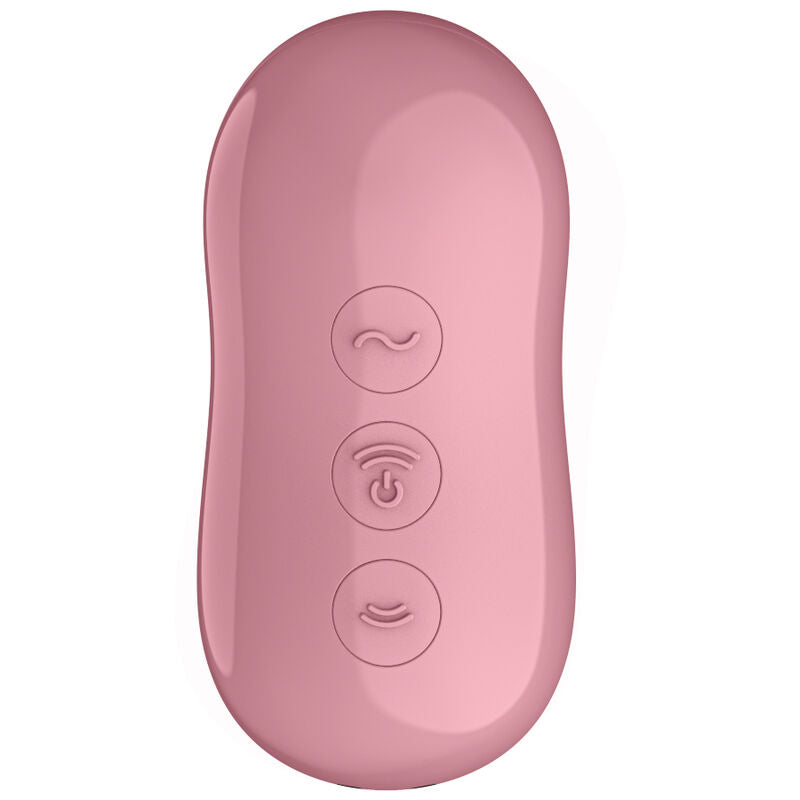 SATISFYER - COTTON CANDY AIR PULSE STIMULATOR & VIBRATOR ROSA