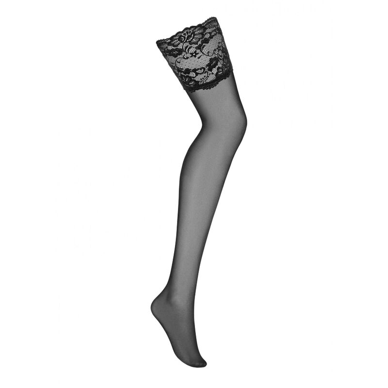 OBSESSIVE - 810- STO-1 SCHWARZE STRUMPFHOSE S/M