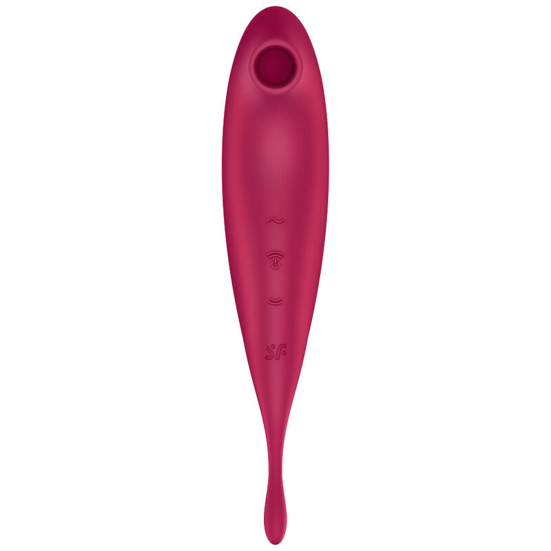 SATISFYER - TWIRLING PRO+ AIR PULSE STIMULATOR & VIBRATOR APP GRÜN