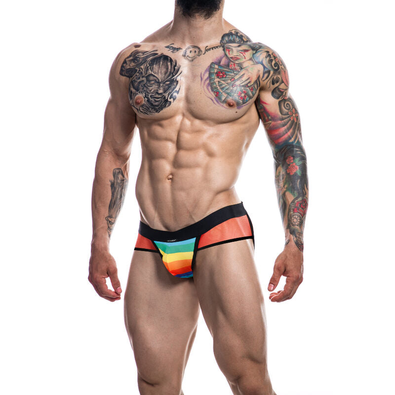 CUT4MEN - JOCKSTRAP REGENBOGEN XL