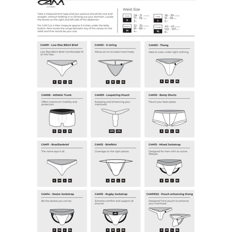 CUT4MEN - JOCKSTRAP REGENBOGEN XL