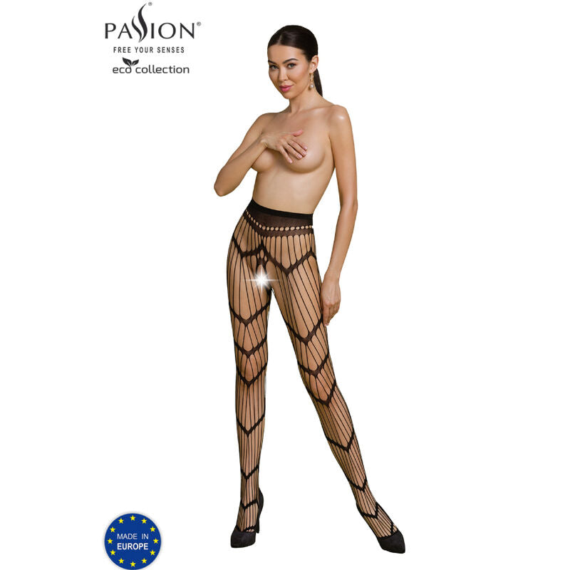 PASSION - ECO COLLECTION BODYSTOCKING ECO S006 WEISS