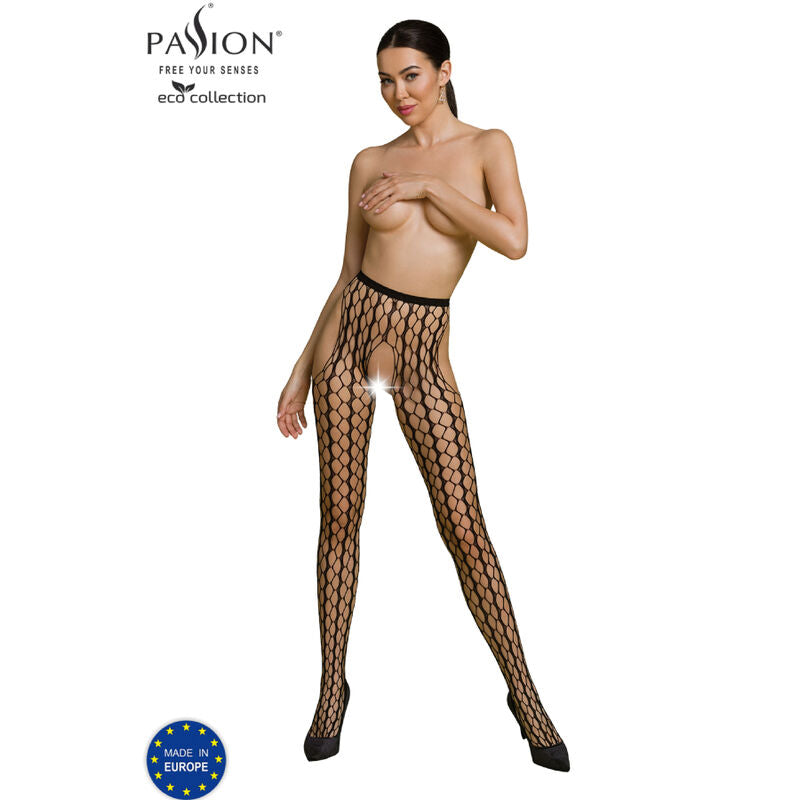 PASSION - ECO COLLECTION BODYSTOCKING ECO S007 WEISS