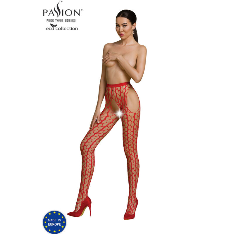 PASSION - ECO COLLECTION BODYSTOCKING ECO S007 WEISS