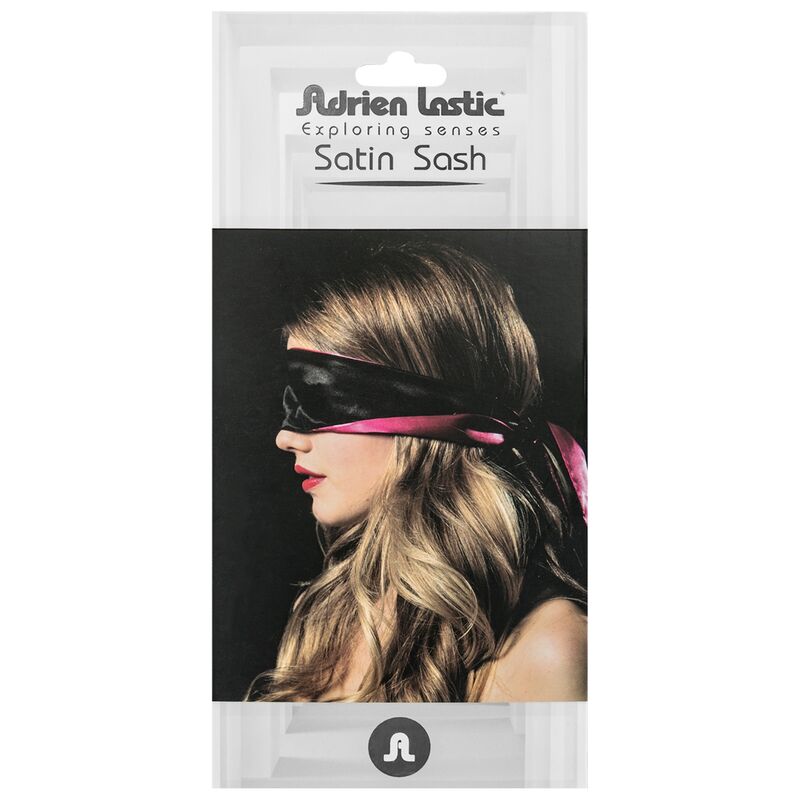 ADRIEN LASTIC WENDEBANDAGE IN SATINROSA/SCHWARZ