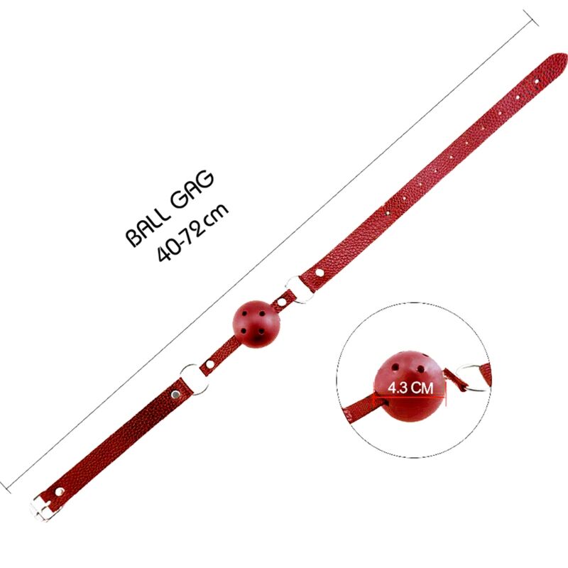 ALIVE  DISCRETION ATMUNGSAKTIVER GAG ROT