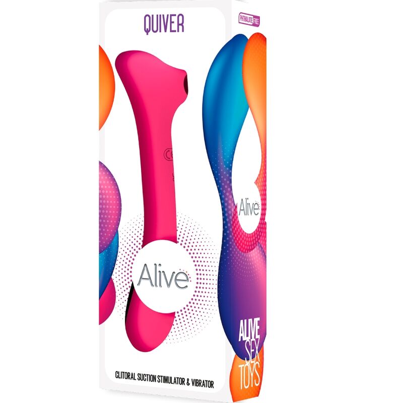 ALIVE KÖCHERSAUGER & VIBRATOR FUCHSIA