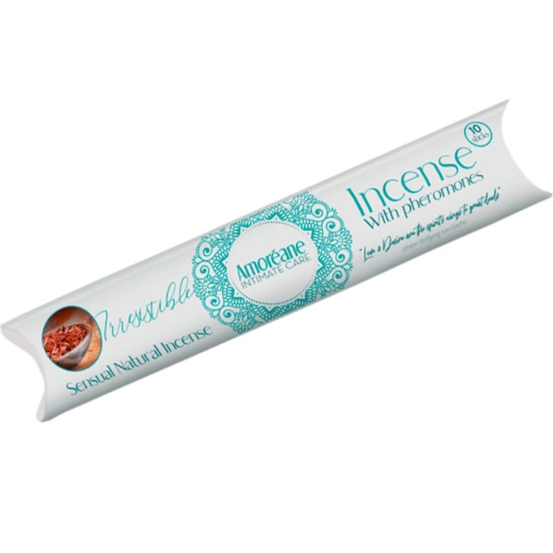 AMOREANE UNWIDERSTEHLICHER RÄUCHERSTÄBCHEN MIT PHEROMONEN, HOLZIGEM AROMA
