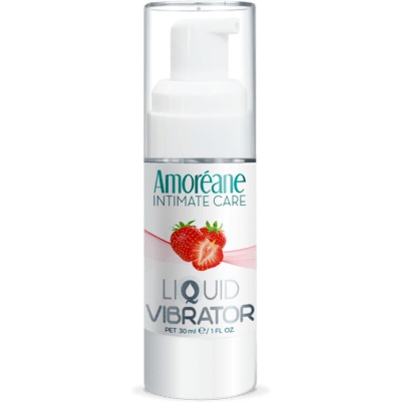 AMOREANE  VIBRIERENDE FLÜSSIGE ERDBEERE 30 ML