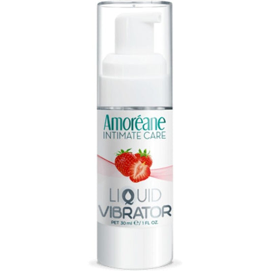 AMOREANE  VIBRIERENDE FLÜSSIGE ERDBEERE 30 ML