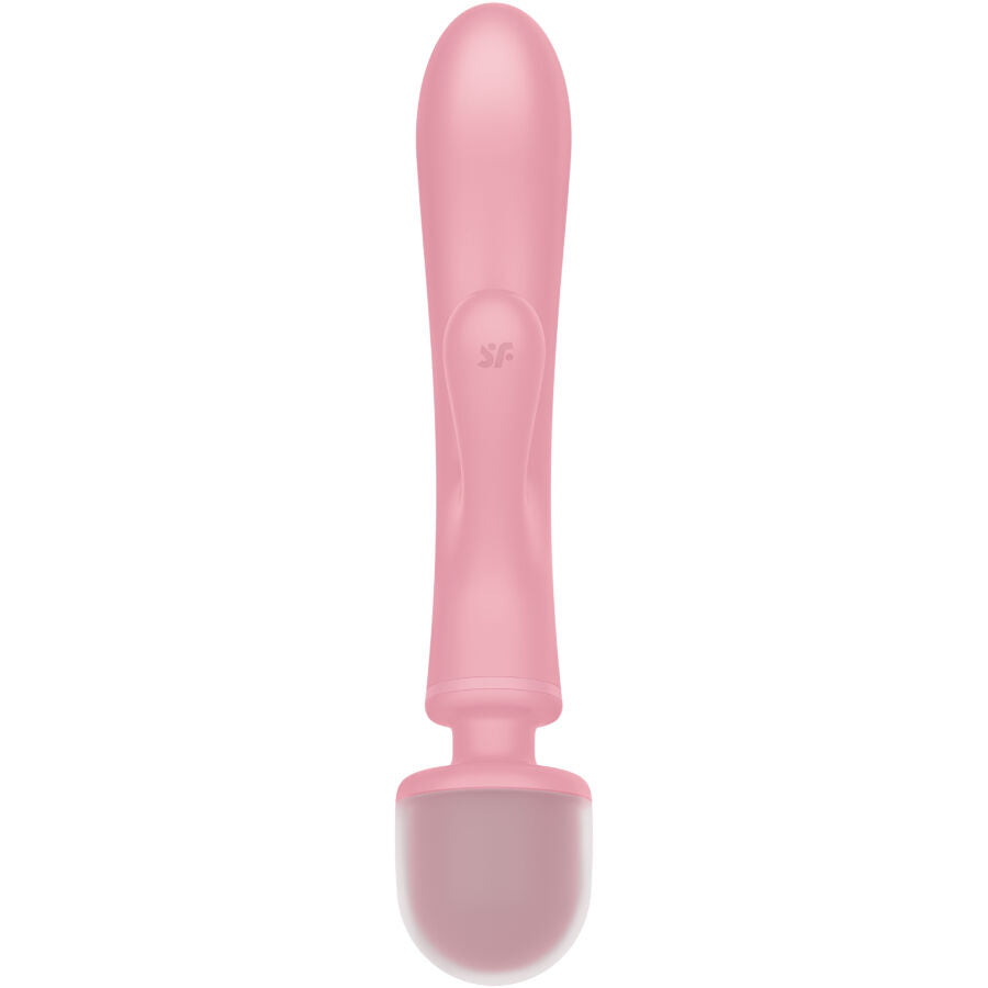 SATISFYER - TRIPLE LOVER RABBIT VIBRATOR MASSAGER GRAU
