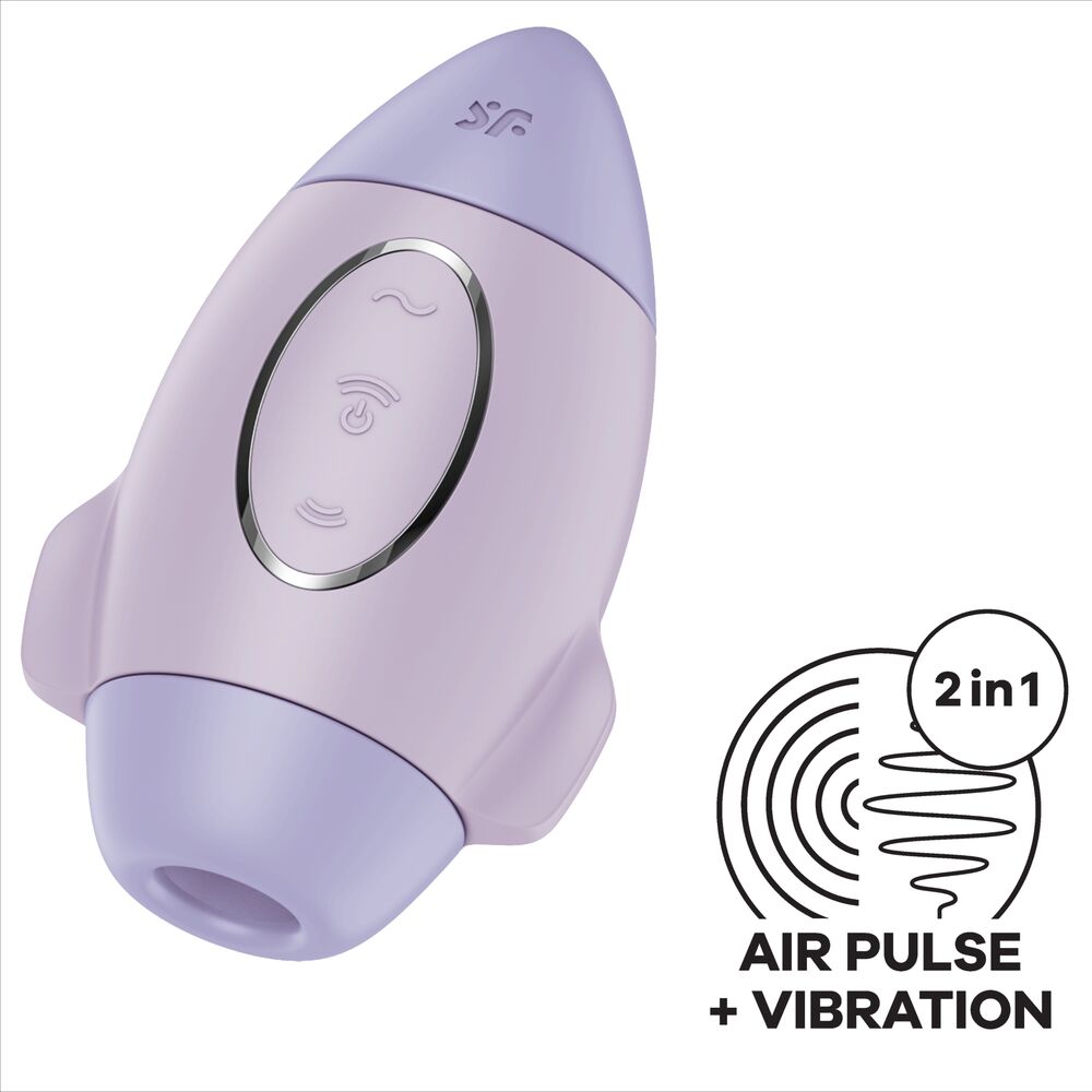 SATISFYER - MISSION CONTROL BLAUER KLEINER DOPPELIMPULS VIBRATOR
