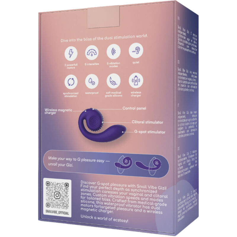 SNAIL VIBE - GIZI DUAL STIMULATOR TÜRKIS