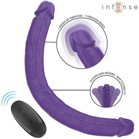 INTENSE - GUNTER DILDO DOPPELVIBRATOR 40 CM LILA FERNBEDIENUNG