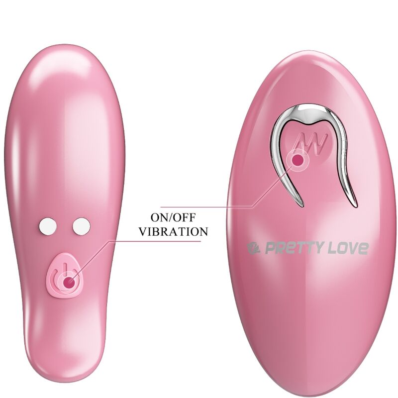 PRETTY LOVE - CAILEY NIPPELKLEMMEN 10 VIBRATIONEN FERNBEDIENUNG ROSA