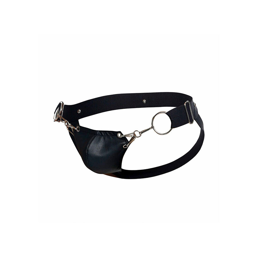 MOB - DNGEON JOCKSTRAP SCHWARZER DRUCK EINE GRÖSSE