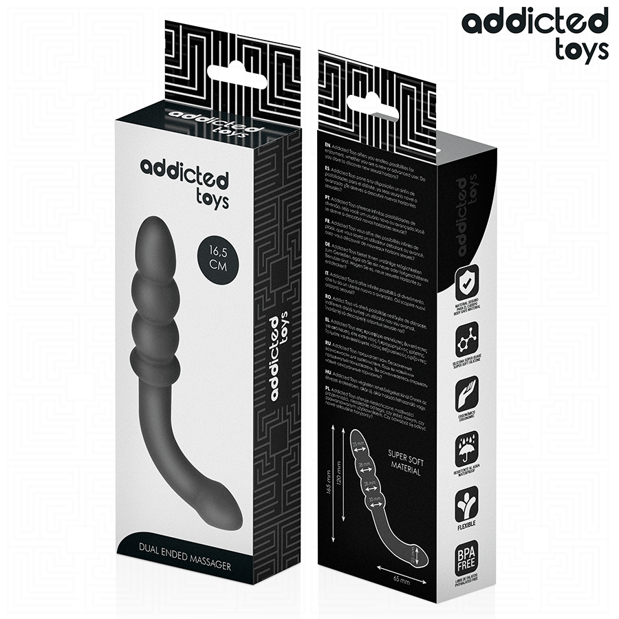 ADDICTED TOYS - DOPPELMASSAGER 16,5 CM