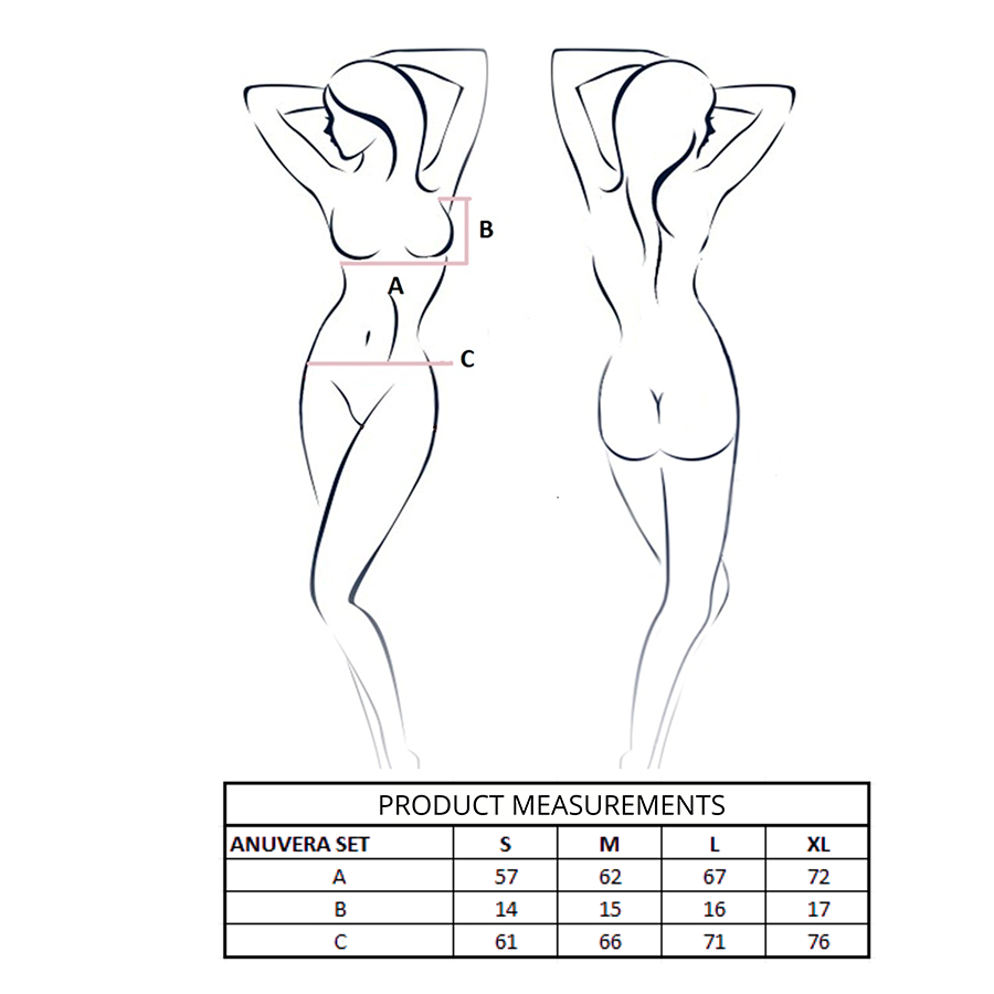 PASSION - ANUVERA BH + STRING SET FIRE BRICK L/XL