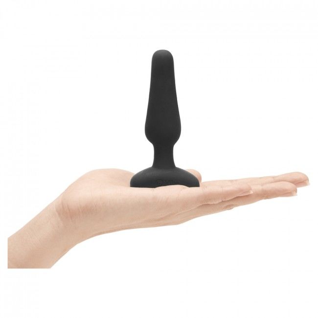 B-VIBE - NOVICE ANAL-STECKER MIT FERNBEDIENUNG SCHWARZ