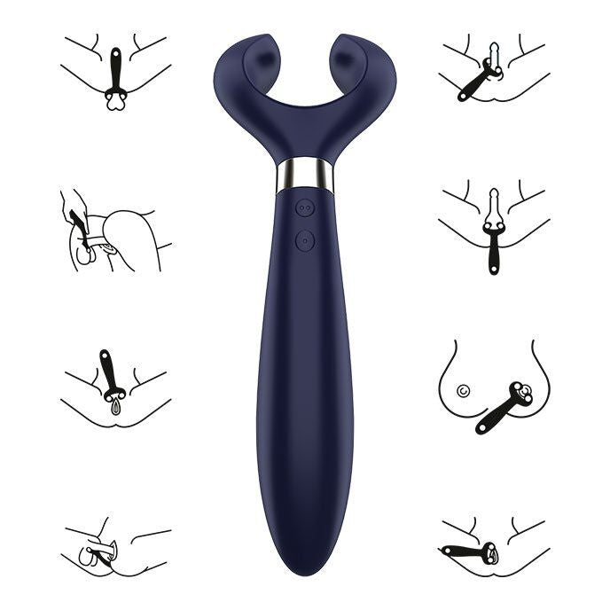 SATISFYER - ENDLESS FUN MULTI VIBRATOR 3 SCHWARZ