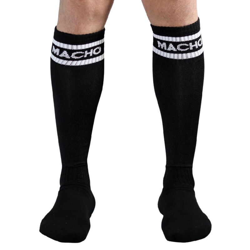 MACHO - LANGE SOCKEN, EINE GRÖSSE, BLAU