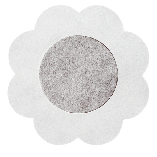 BYE-BRA - BLUMEN NIPPELBECHER PACK 3 UDS BAUN GRÖSSE XL