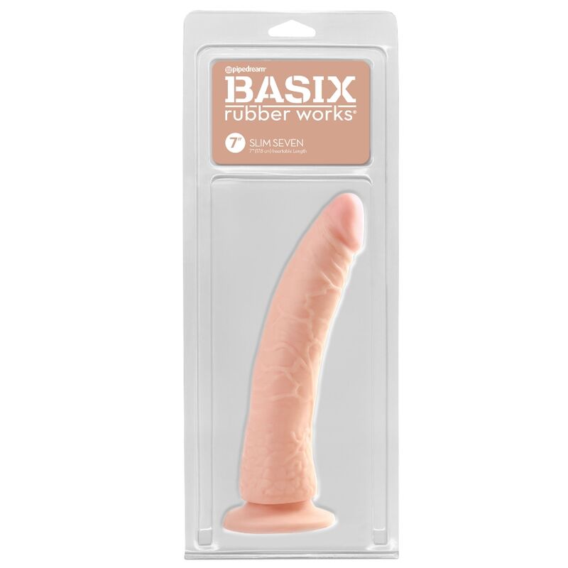 BASIX - JELLY PENIS SLIM 19 CM NATÜRLICH