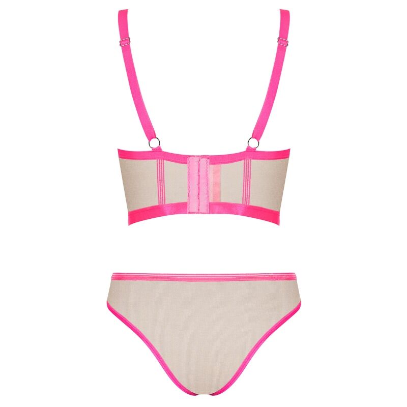 OBSESSIVE - NUDELIA SET ZWEITEILIG ROSA S/M