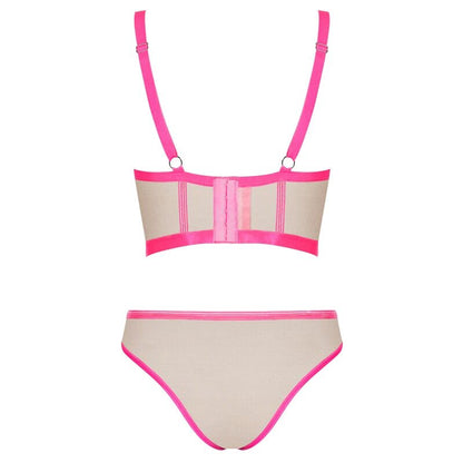 OBSESSIVE - NUDELIA SET ZWEITEILIG ROSA S/M