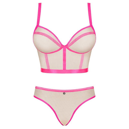 OBSESSIVE - NUDELIA SET ZWEITEILIG ROSA S/M