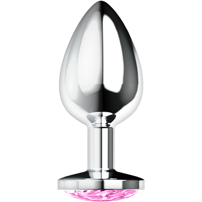 OHMAMA - ANALPLUG MIT BLAUEM KRISTALL L