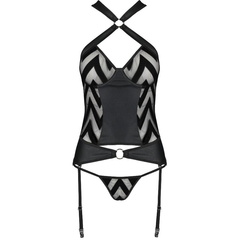PASSION - HIMA KORSETT AUS ÖKOLOGISCHEM LEDER S/M