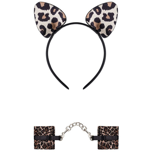 OBSESSIVE - TIGERLLA-HANDSCHELLEN UND LEOPARDENOHREN