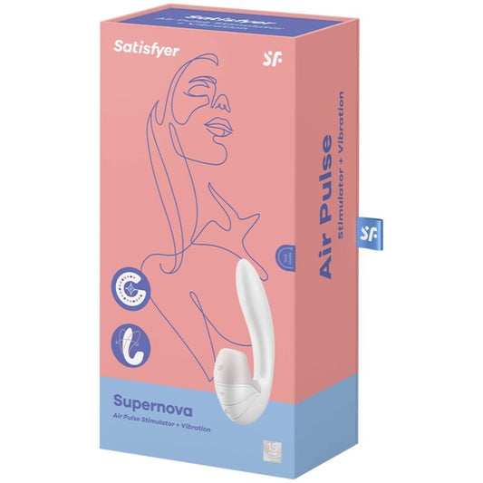 SATISFYER - SUPERNOVA LUFTPULSSTIMULATOR & VIBRATION ROSA