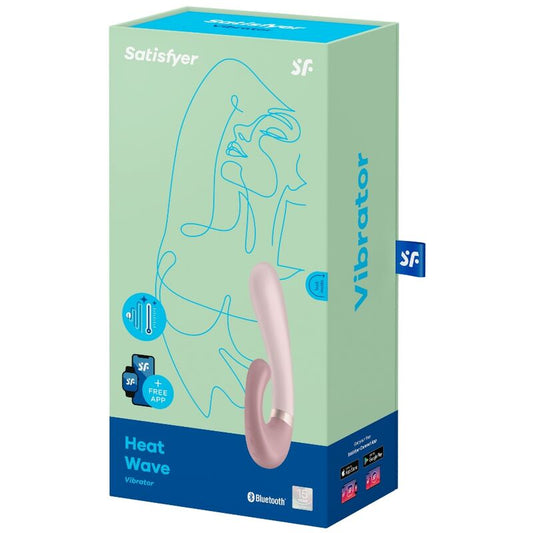 SATISFYER - HEAT WAVE VIBRATOR APP WEISS