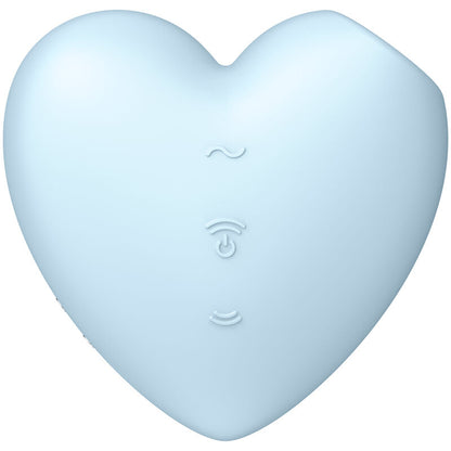 SATISFYER - CUTIE HEART AIR PULSE STIMULATOR & VIBRATOR ROSA