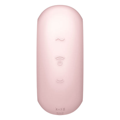 SATISFYER - PRO TO GO 3 DOPPELTER LUFTPULSSTIMULATOR & VIBRATOR BLAU