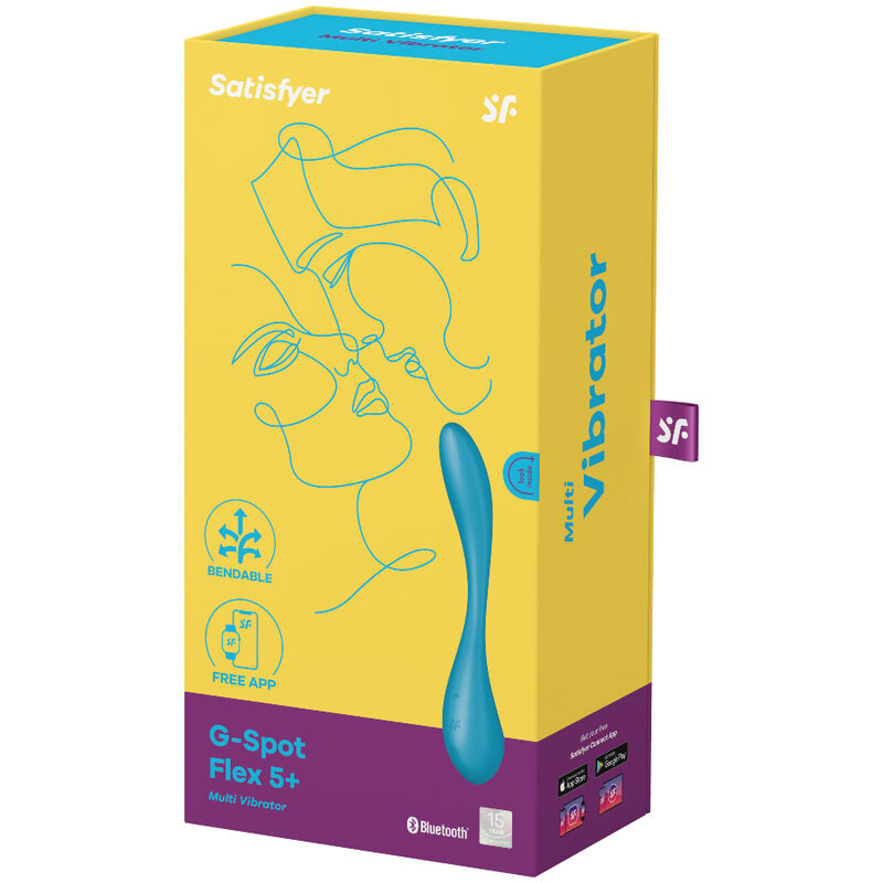 SATISFYER - G-SPOT FLEX 5 MULTI VIBRATOR LILA