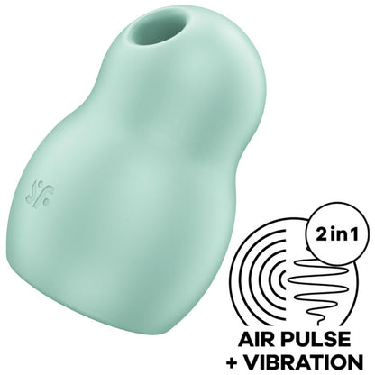 SATISFYER - PRO TO GO 1 DOPPELTER LUFTPULSSTIMULATOR & VIBRATOR BLAU