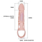 PRETTY LOVE - HARRISON PENIS EXTENDER COVER MIT VIBRATION UND RIEMEN 13.5 CM
