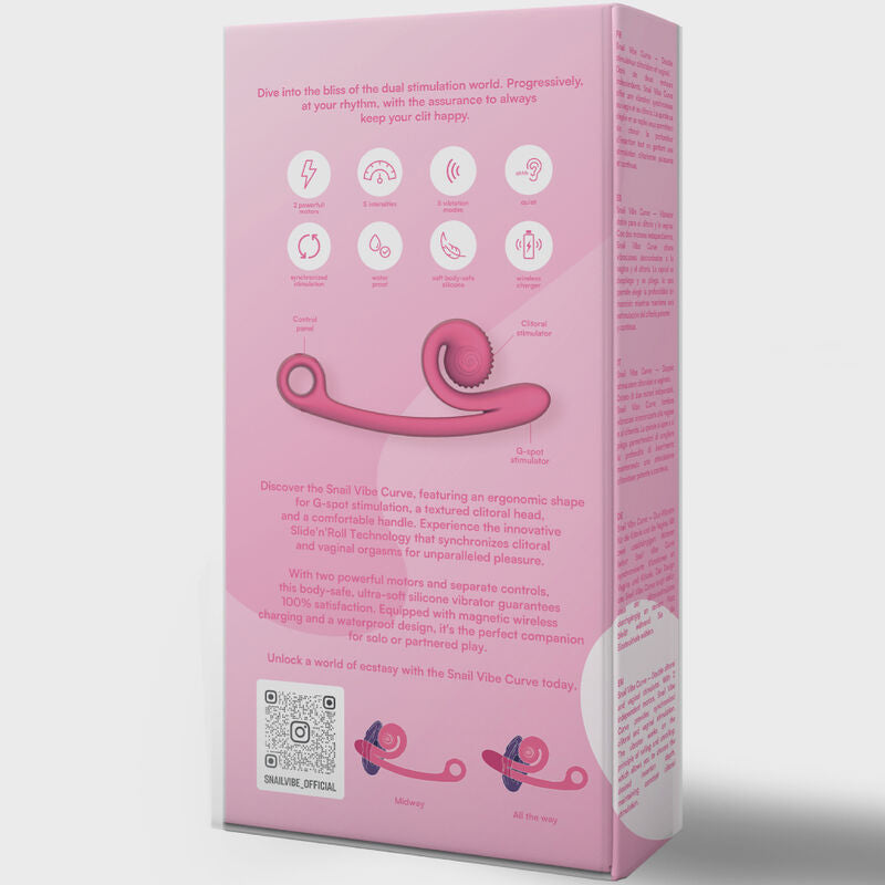 SNAIL VIBE - CURVE ORANGE VIBRATOR