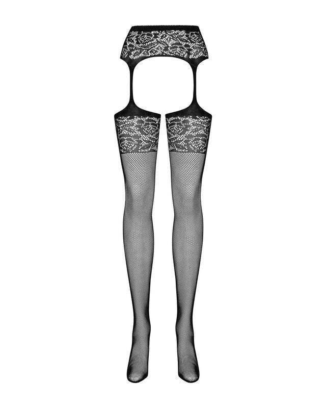 OBSESSIVE - S500 STRUMPFHOSE MIT SCHWARZEM GARTER S/M/L