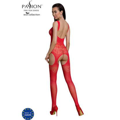 PASSION - ECO COLLECTION BODYSTOCKING ECO BS005 WEISS