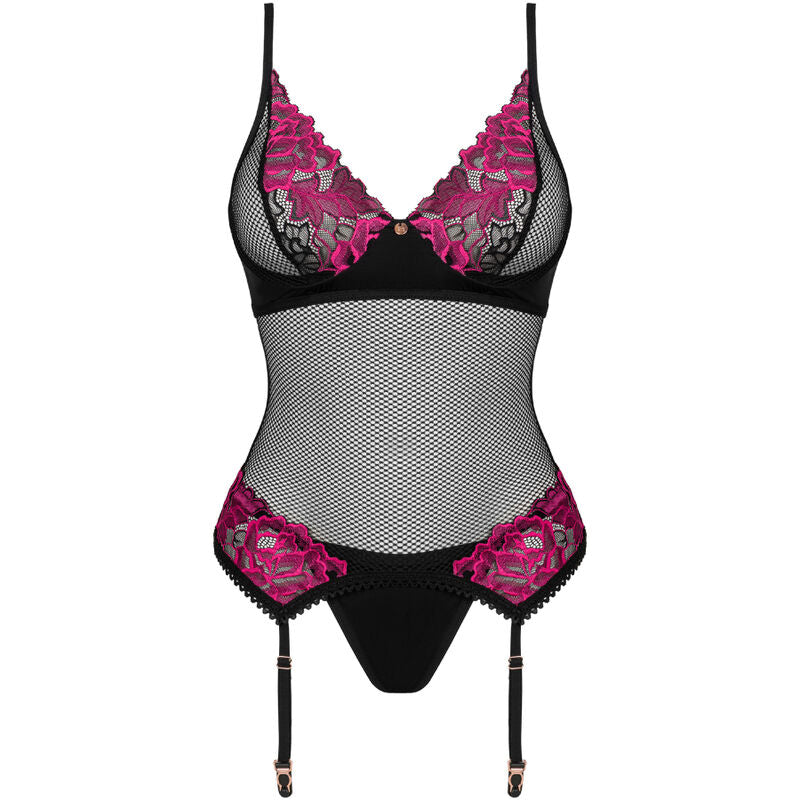 OBSESSIVE - ROSENTY KORSETT XS/S
