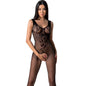 PASSION - BS098 SCHWARZER BODYSTOCKING, EINE GRÖSSE